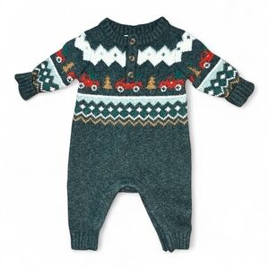 Christmas Knit Romper 0/3M